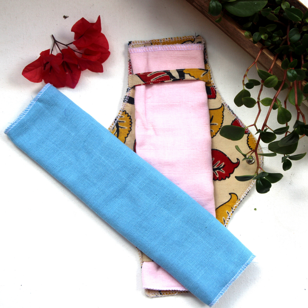 Lithe Two Piece Insert Reusable Sanitary Pad Full Cycle Kit